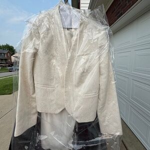 White Suit Coat
